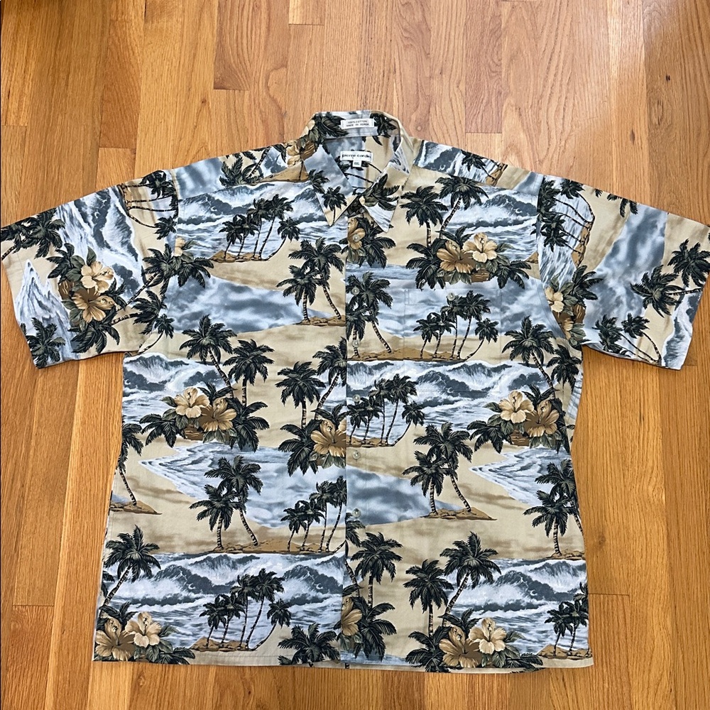 Pierre Cardin Tropical Print Shirt